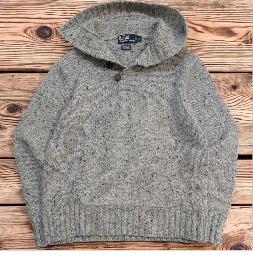 ✨完売品✨ POLO ラルフローレン ニット パーカー フード付き アルパカ