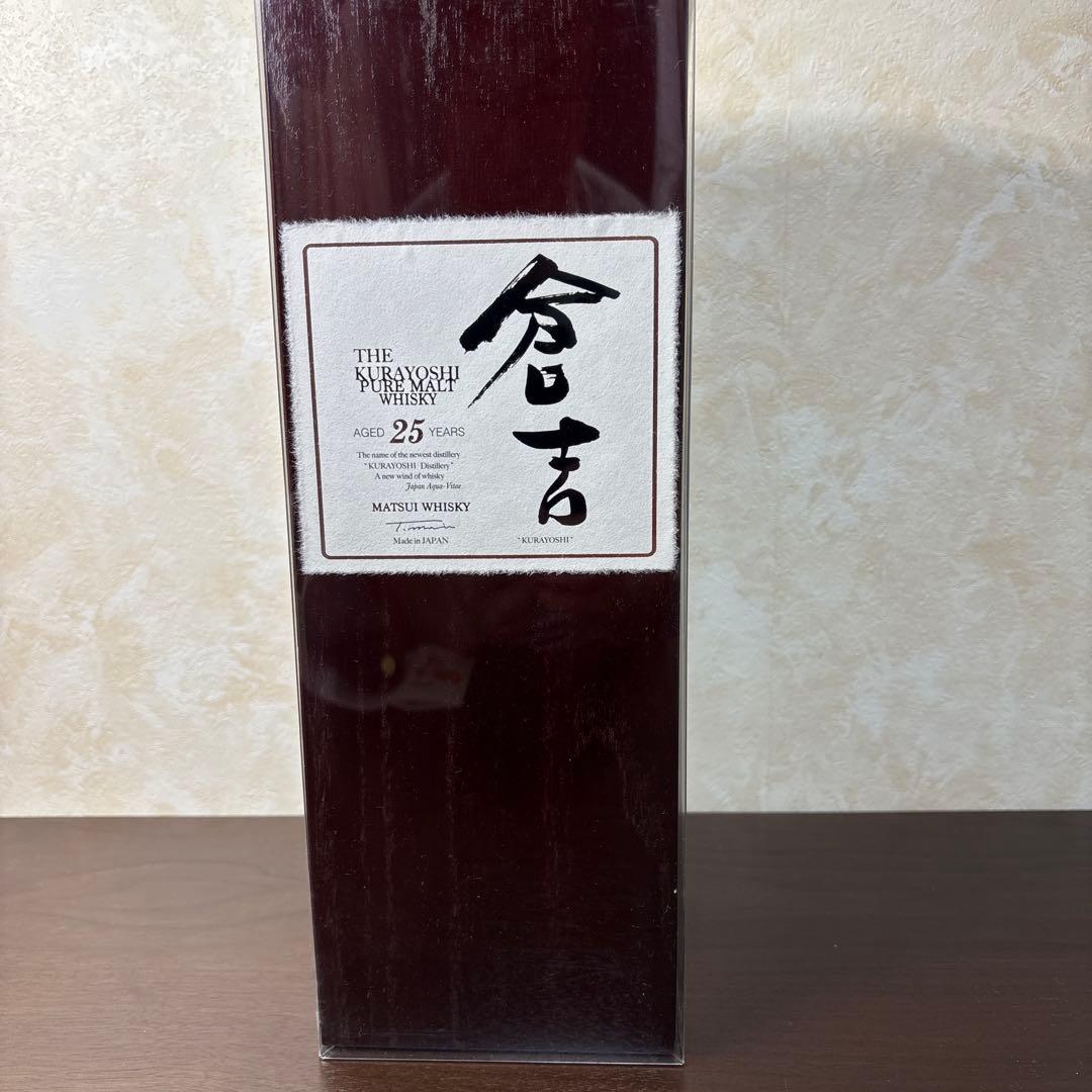 マツイピュアモルトウイスキー倉吉25年700ml