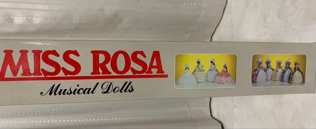 アンティーク オルゴール miss ROSA 人形 ドール　昭和レトロ