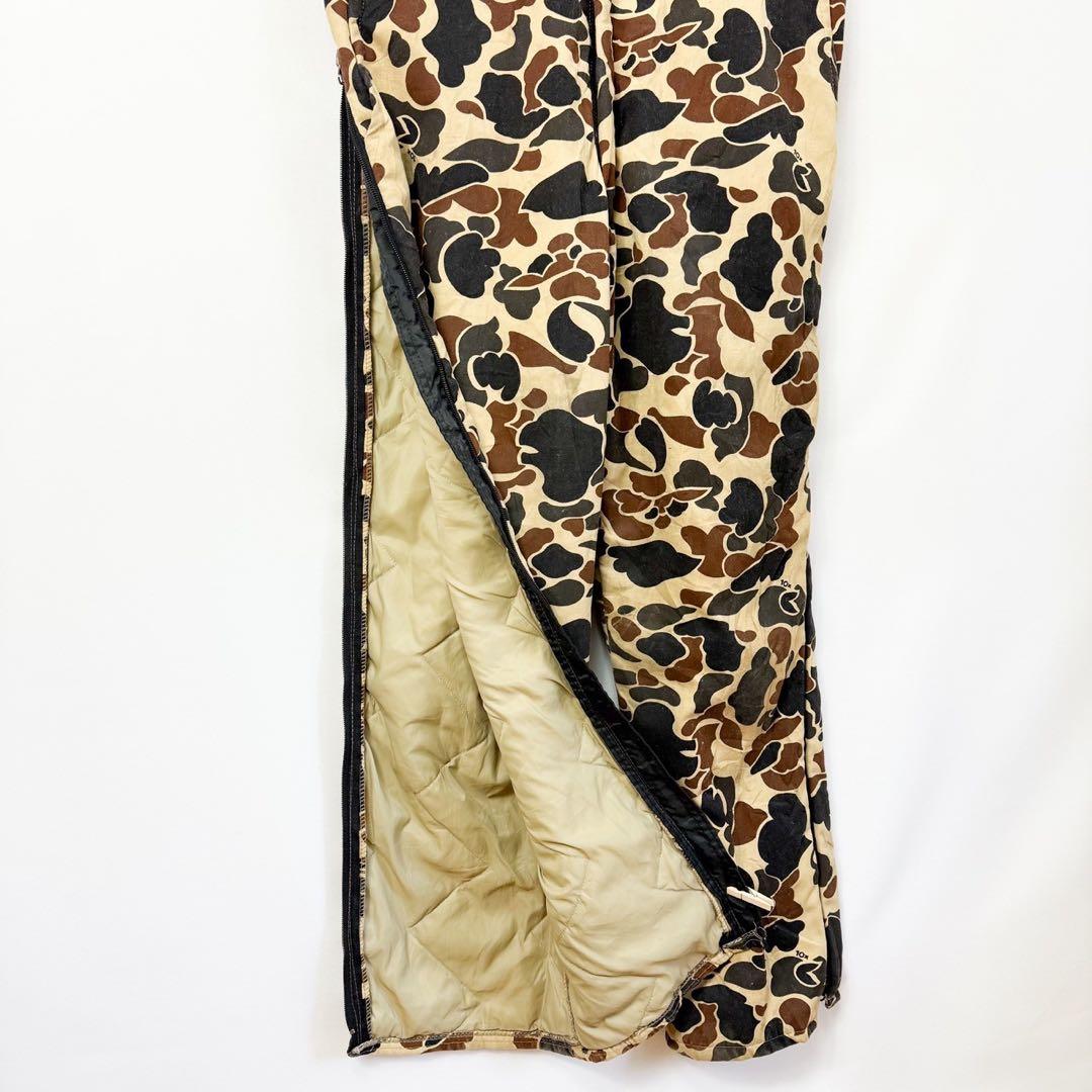 80s 10X USA製 ダックハンターカモ つなぎ オーバーオール S48b