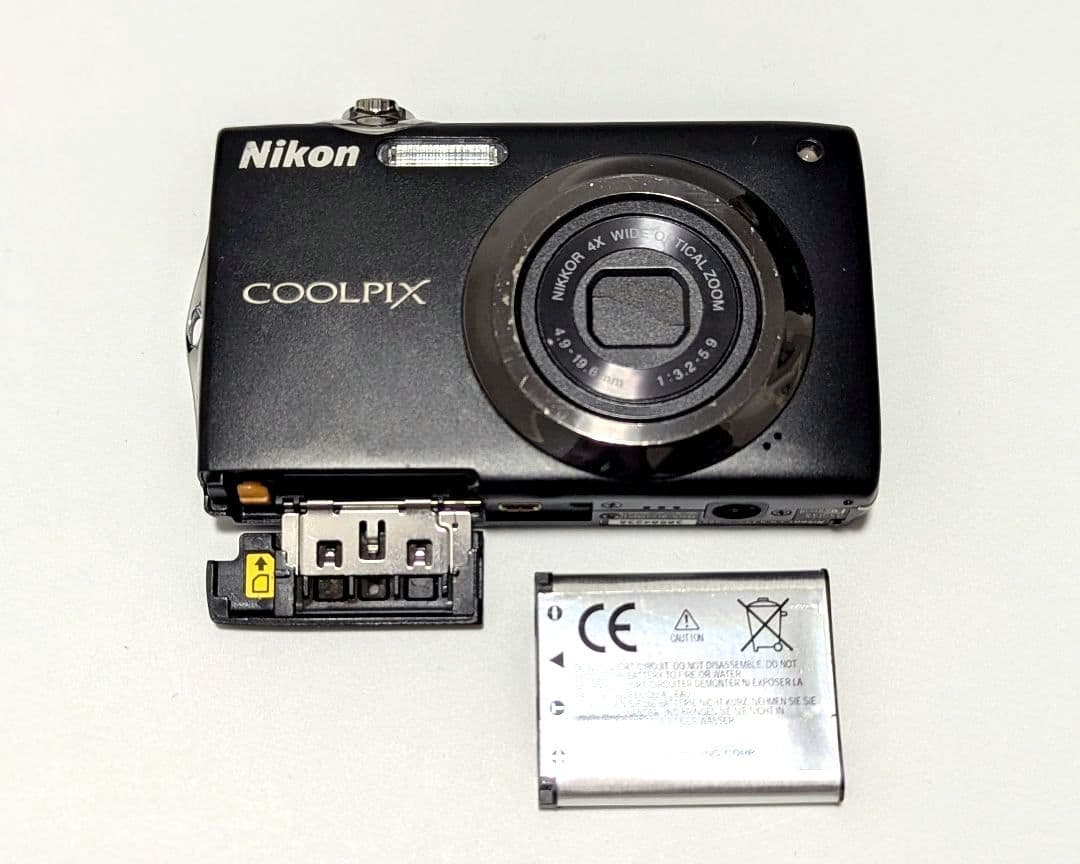 Nikon COOLPIX S3000 デジタルカメラ ブラック 動作品