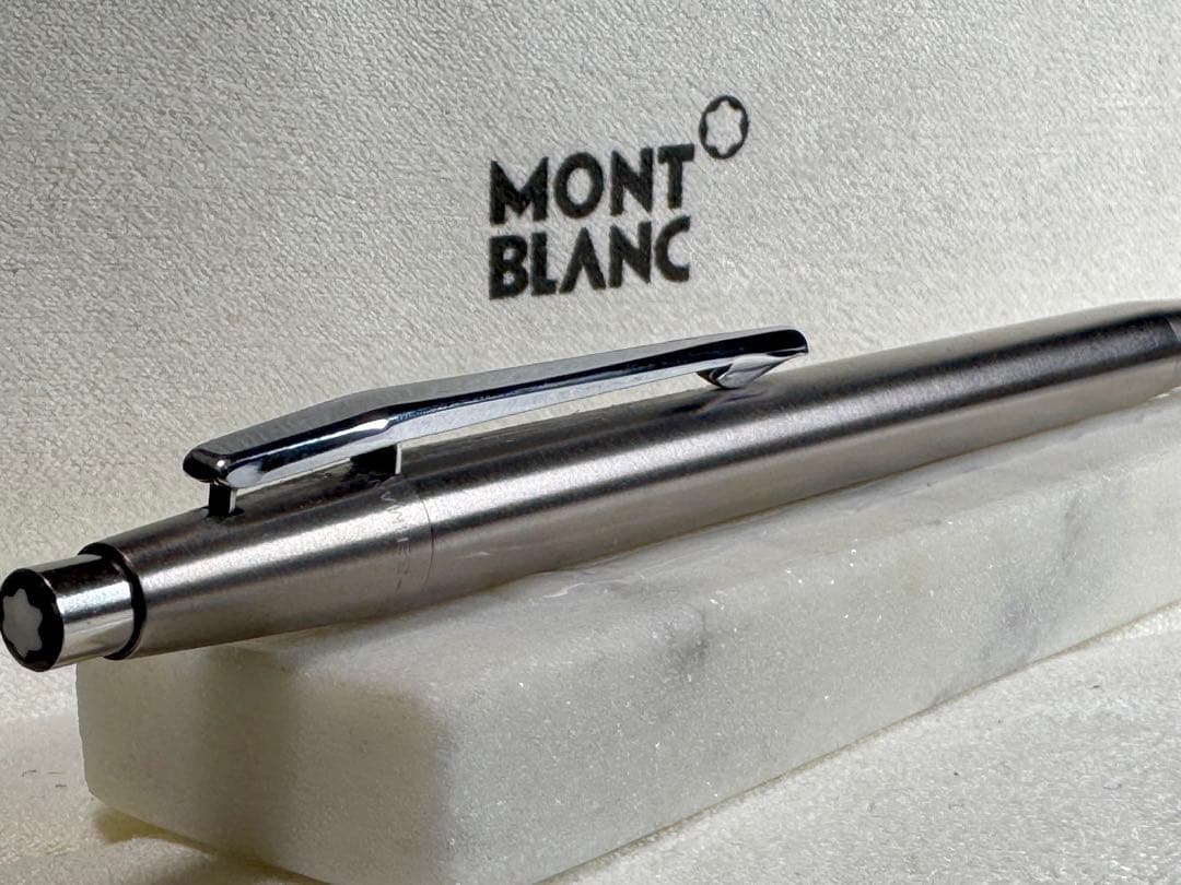 【極美品】MONT BLANC 1970S シルバー スリムライン