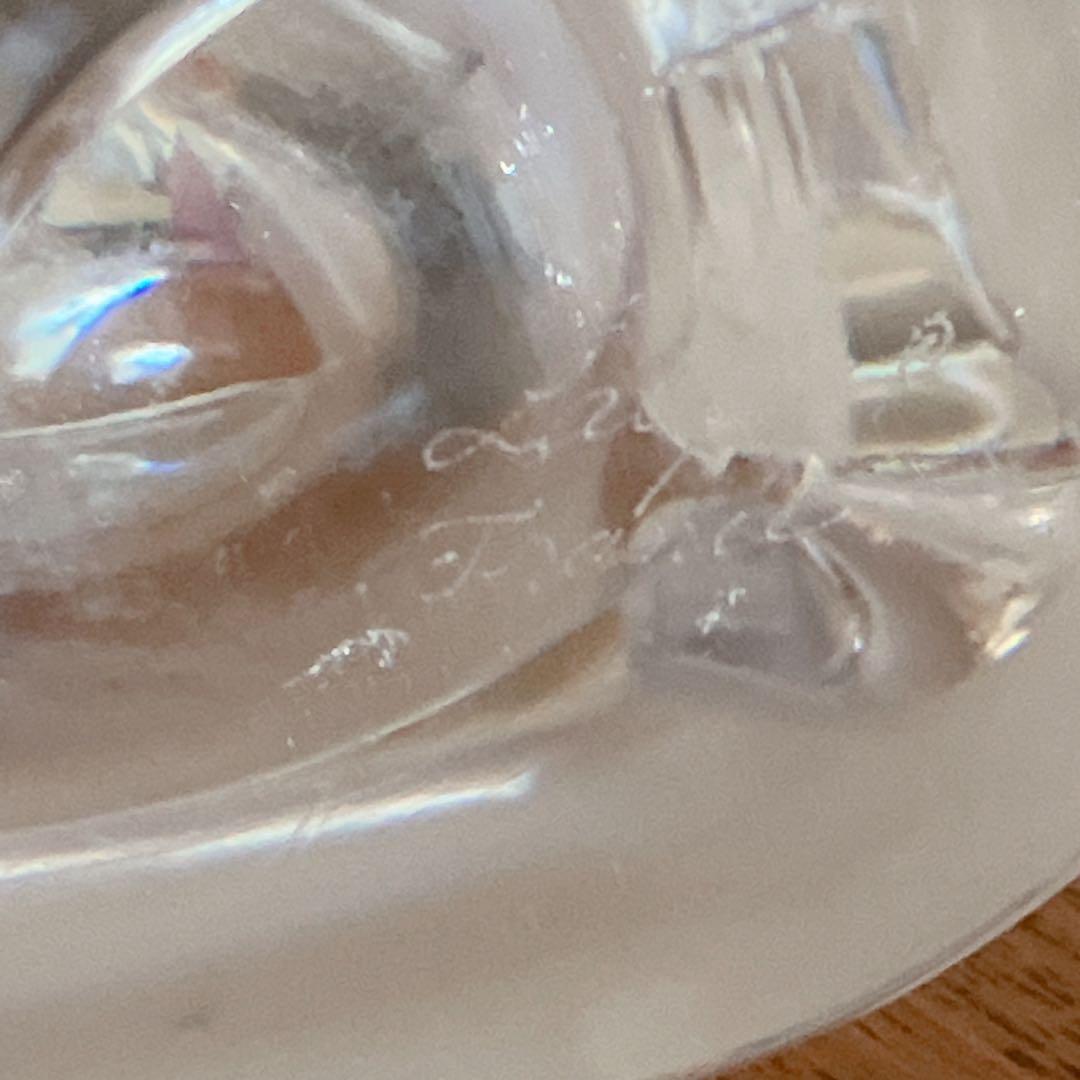 ざっきー　ラリック　花瓶　フラーベース　ハト　鳥　箱付き　シルヴィー