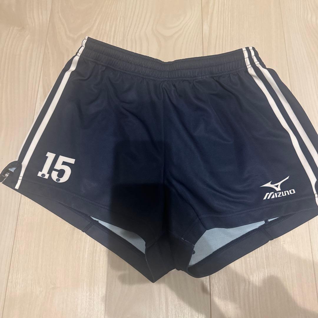日本体育大学　バレーボール　ユニホームパンツ　Mizuno