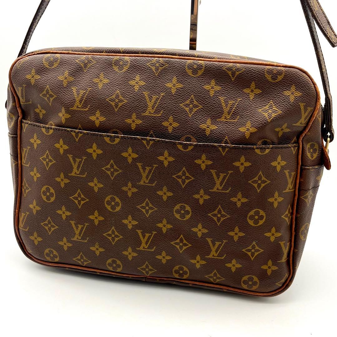 ルイヴィトン ヴィンテージ 前期ナイル モノグラム ショルダーバッグ 正規品 茶