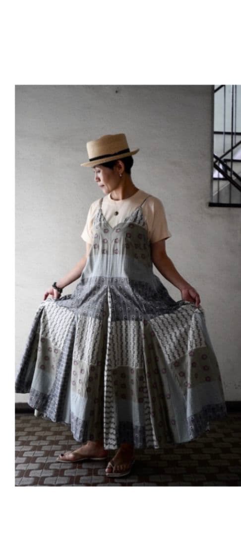 せいらです☆２度短時間着用超美品☆GASA草原の路キャミドレス