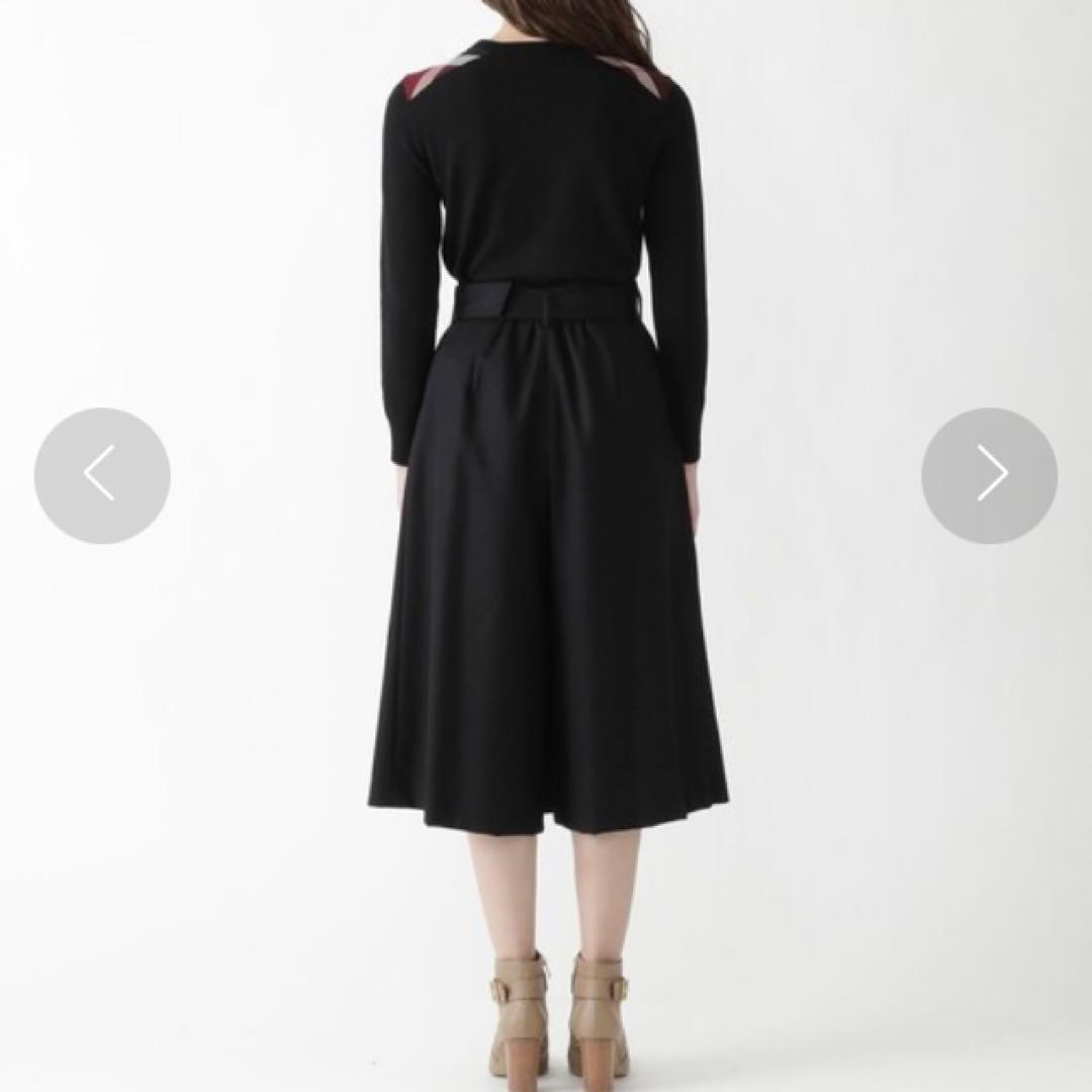 美品　ブルーレーベルクレストブリッジ　ソフトサキソニーガウチョパンツ　38