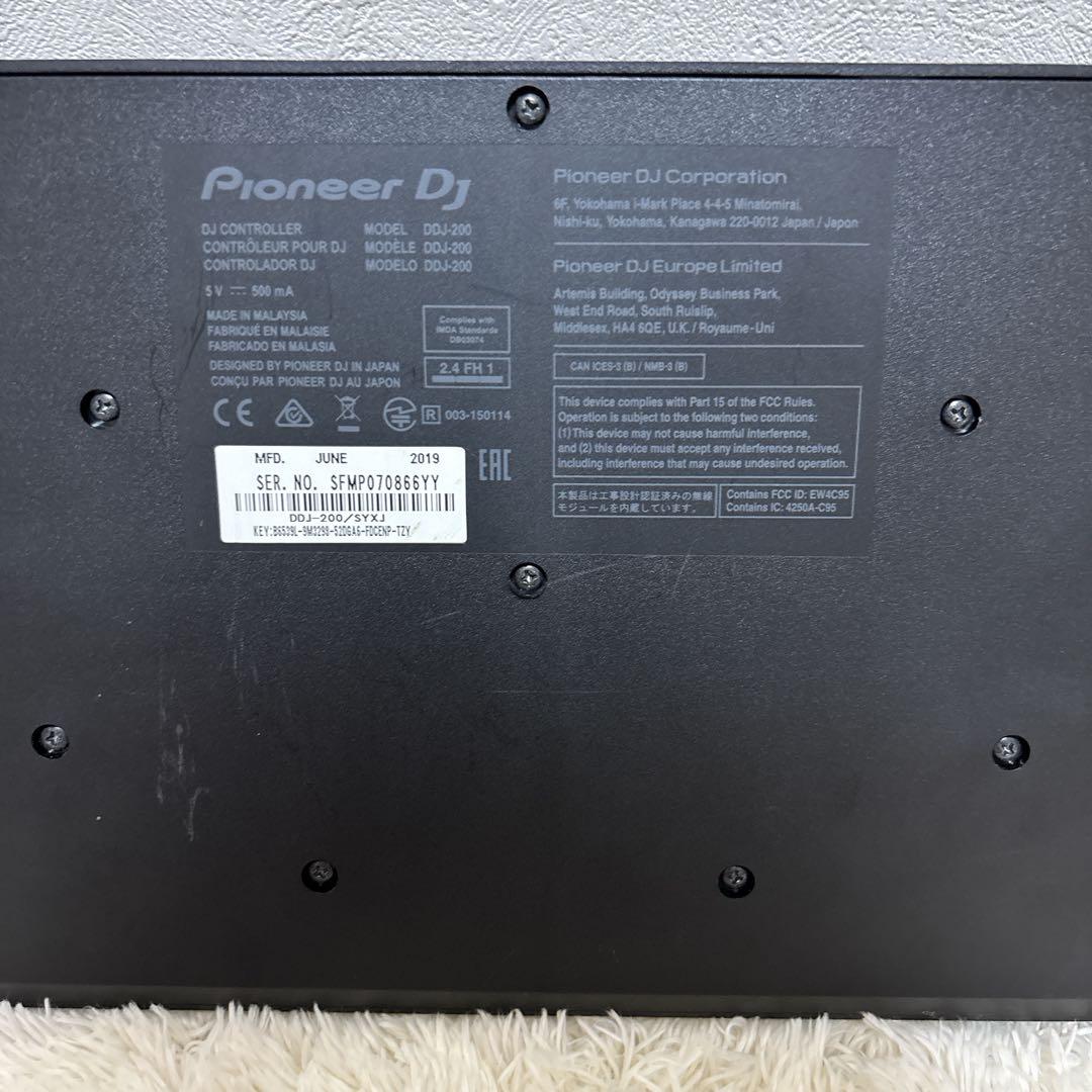Pioneer DJコントローラ DDJ‐200