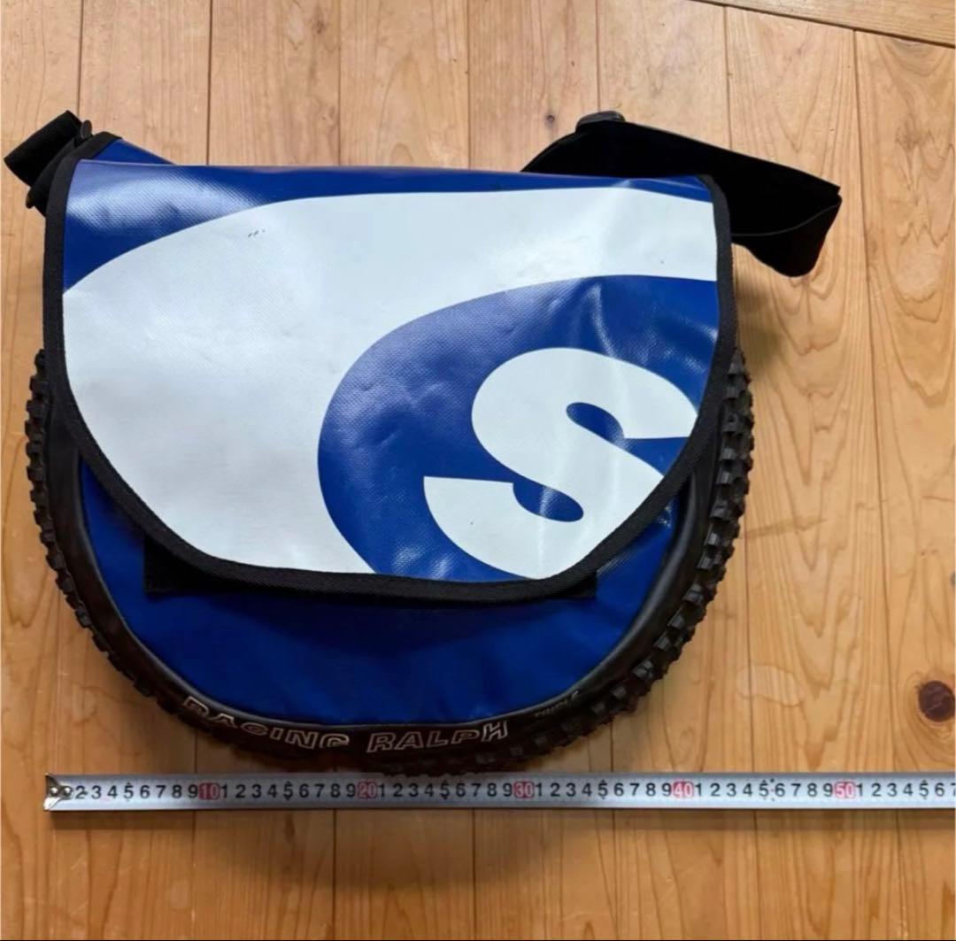 ◯ メッセンジャーバッグ MTBタイヤ 使用シュワルベのバック　リサイクルバック