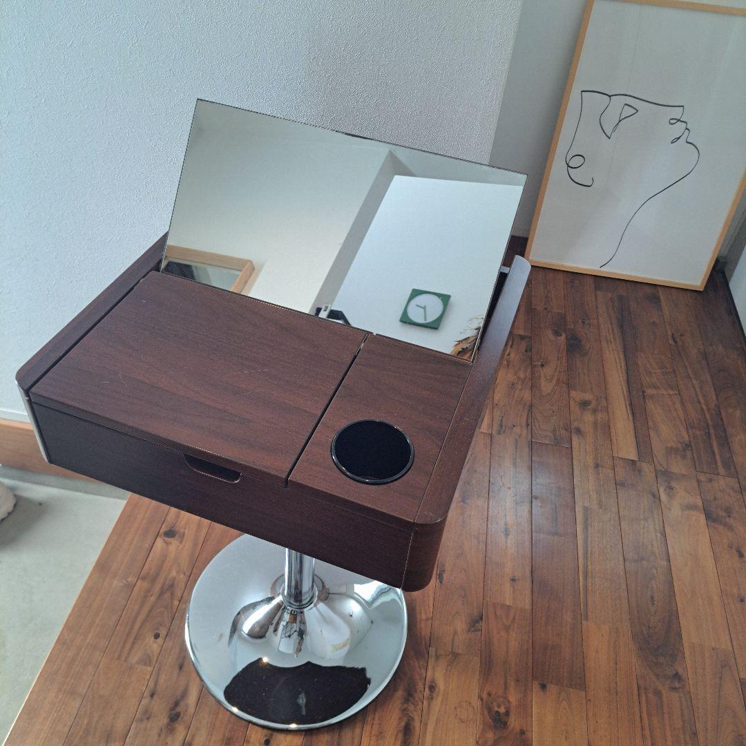 ヴィンテージ　ドレッサー　昭和レトロ　ミッドセンチュリー　スペースエイジ　茶色