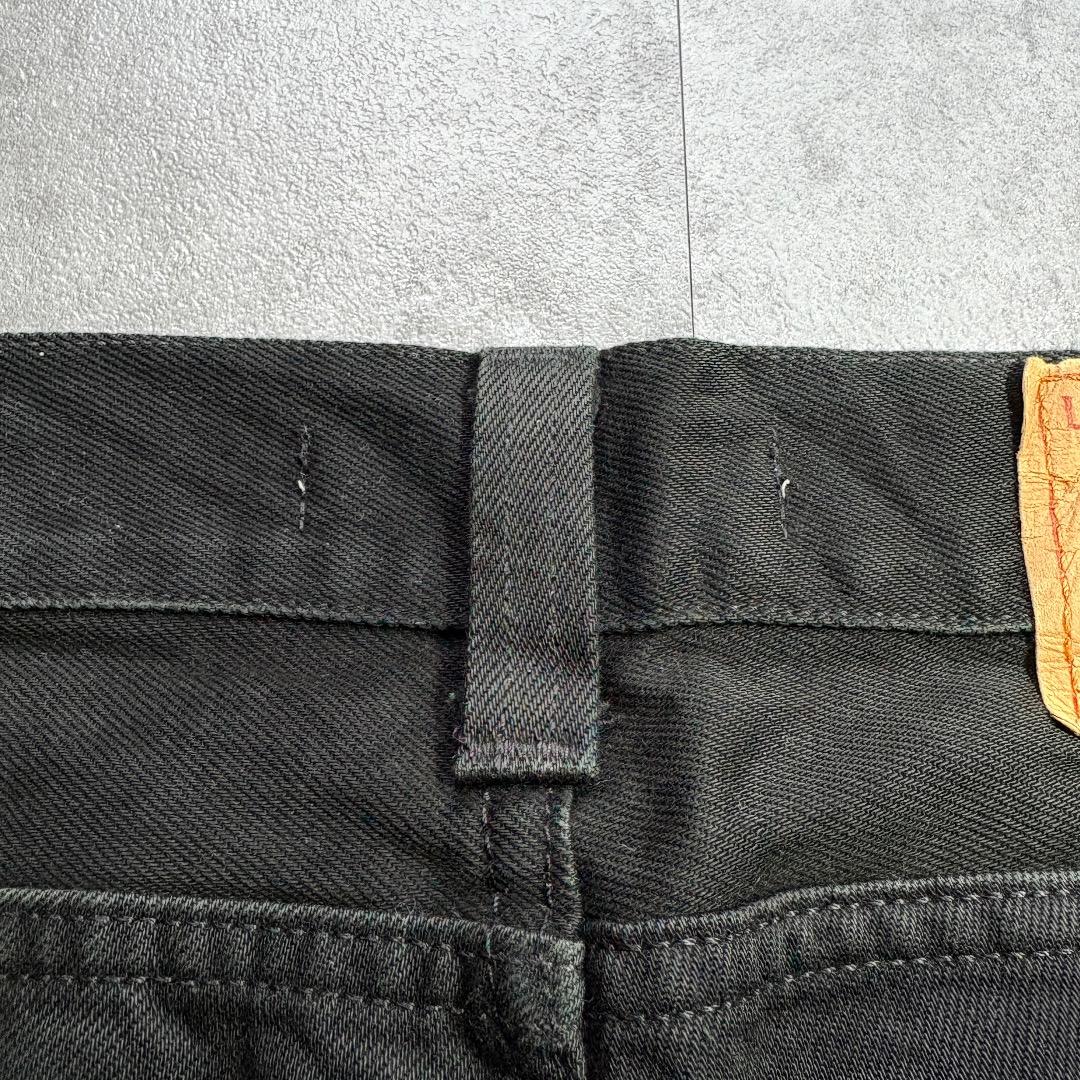 【W32 L30】00s europe levi's black 512