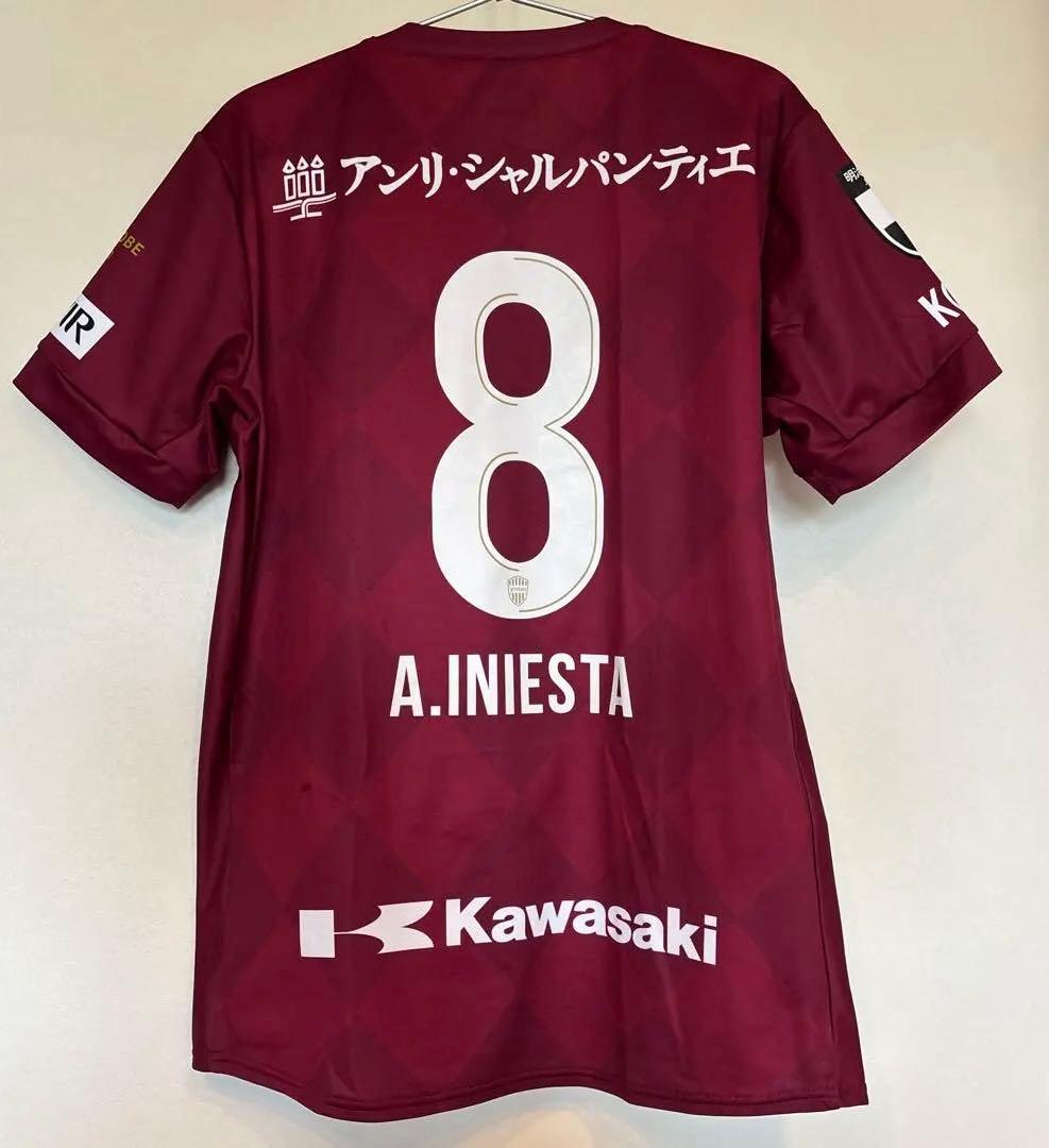 【美品】ヴィッセル神戸 VISSEL イニエスタ ユニフォーム Lサイズ