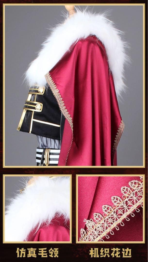 即日発送　にじさんじ　葛葉　つけ耳アクセ付き　ラグーザ　コスプレ　衣装　貴族衣装