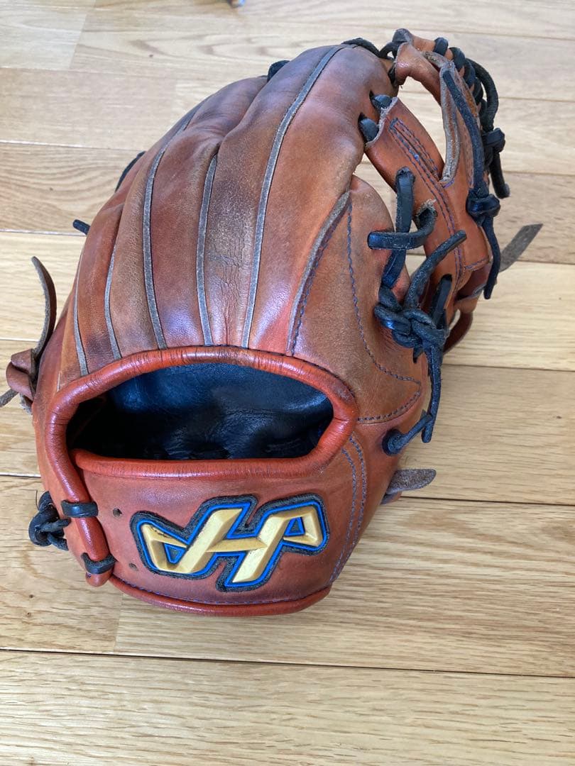 ハタケヤマ 軟式グローブ オレンジ