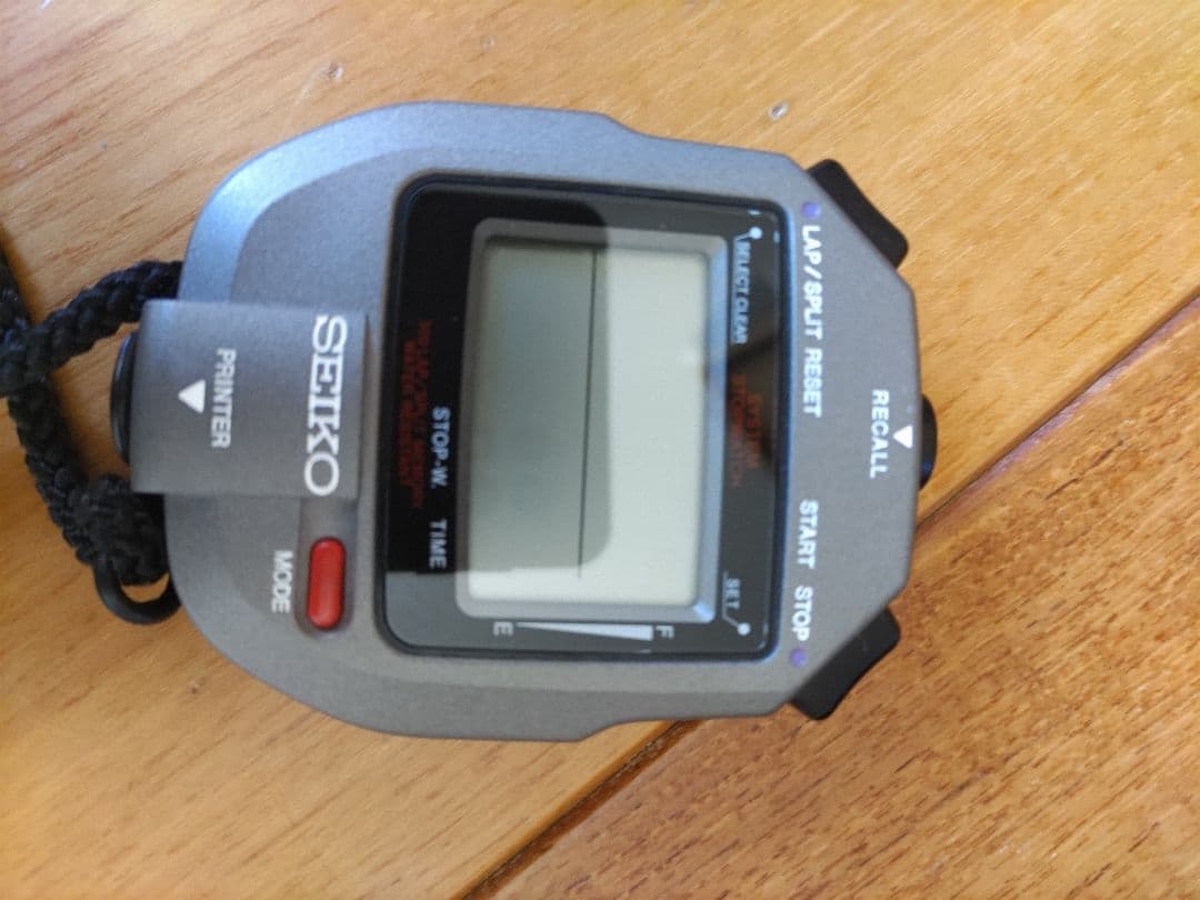 SEIKO ストップウォッチ 防水仕様 ケース付き