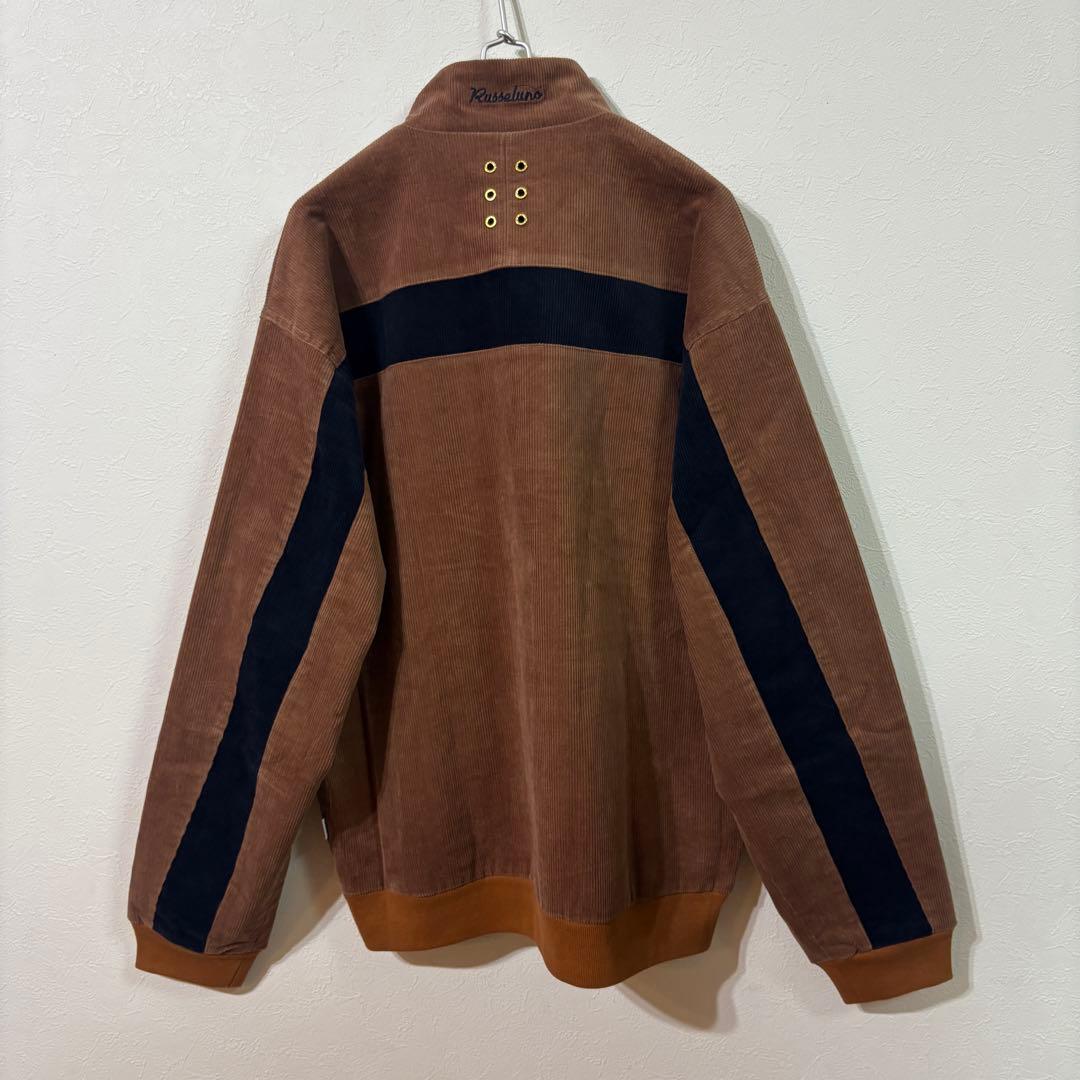 【RUSSELUNO】新品コーデュロイアノラックブルゾン　ゴルフ　メンズＸＬ