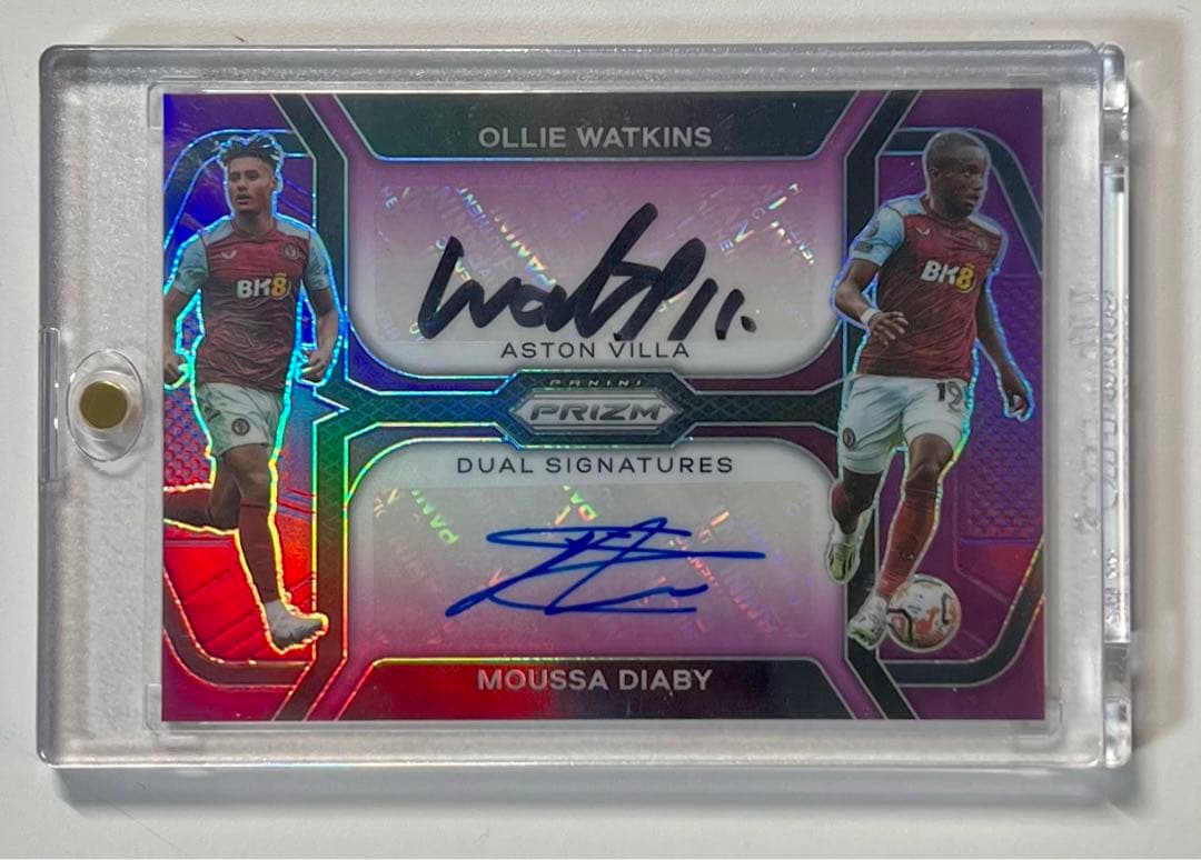 その他 Moussa Diaby & Ollie Watkins auto 06/10