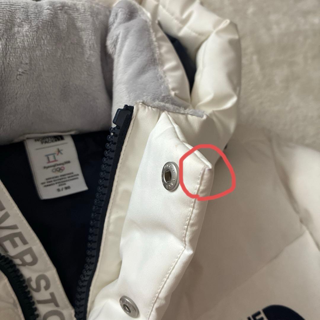 THE NORTH FACE ホワイトダウンジャケット　平昌オリンピック