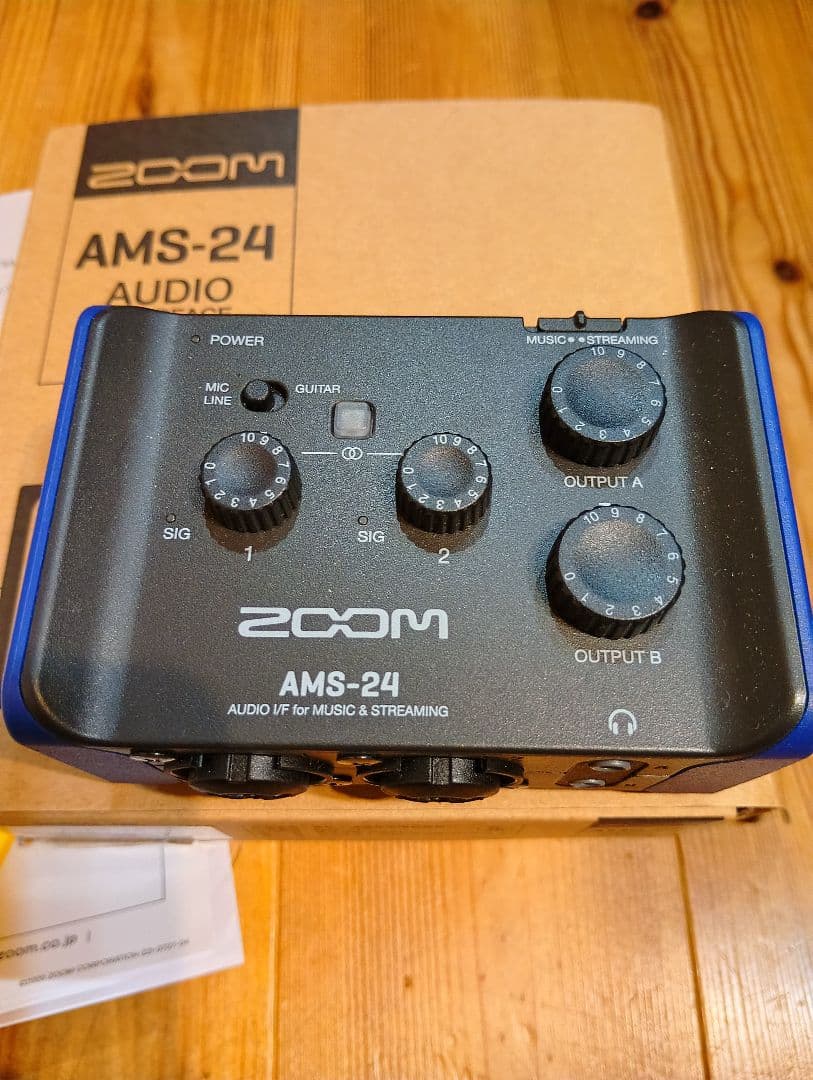 ZOOM AMS-24 オーディオインターフェイス
