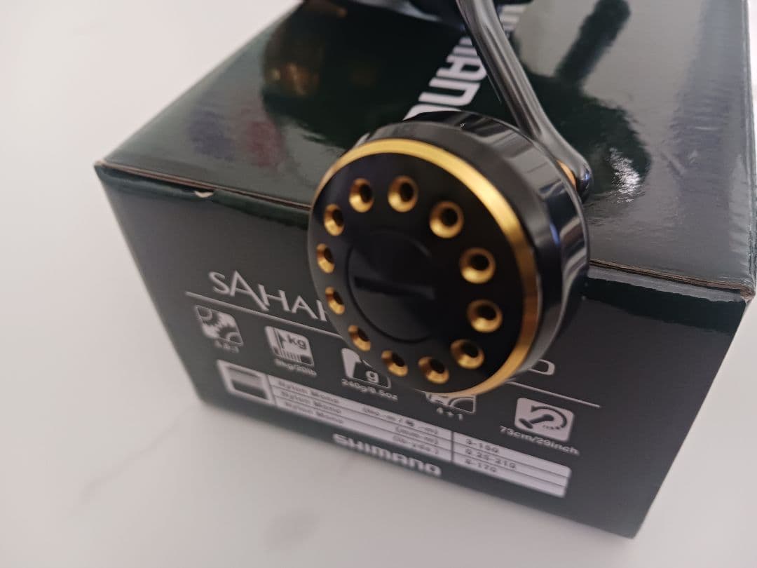 シマノ 22サハラ C3000 ハンドルノブ リールスタンド ラインローラー付