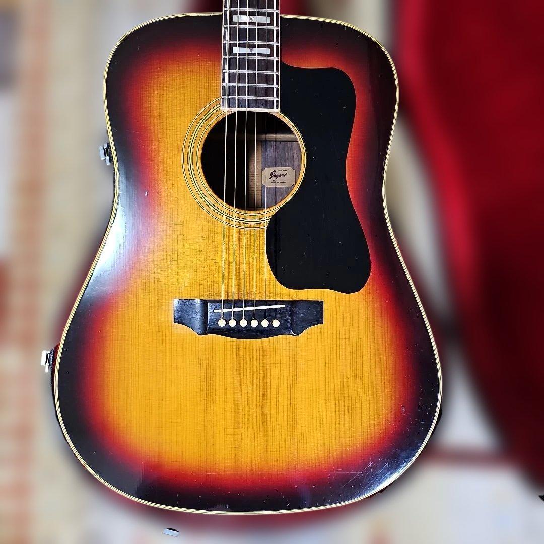 寺田楽器Jagard.JD-55ギルドモデル ハードケース付き。