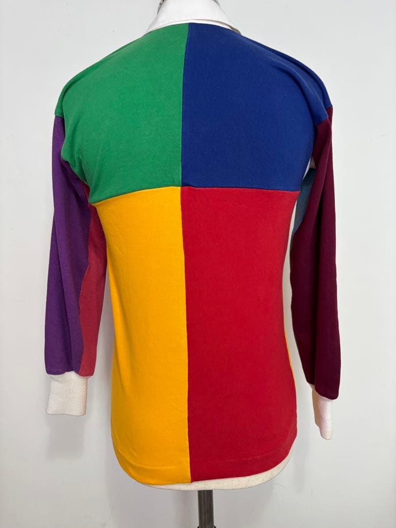 CANTERBURYカンターベリー　マルチカラー ラガーシャツ 長袖