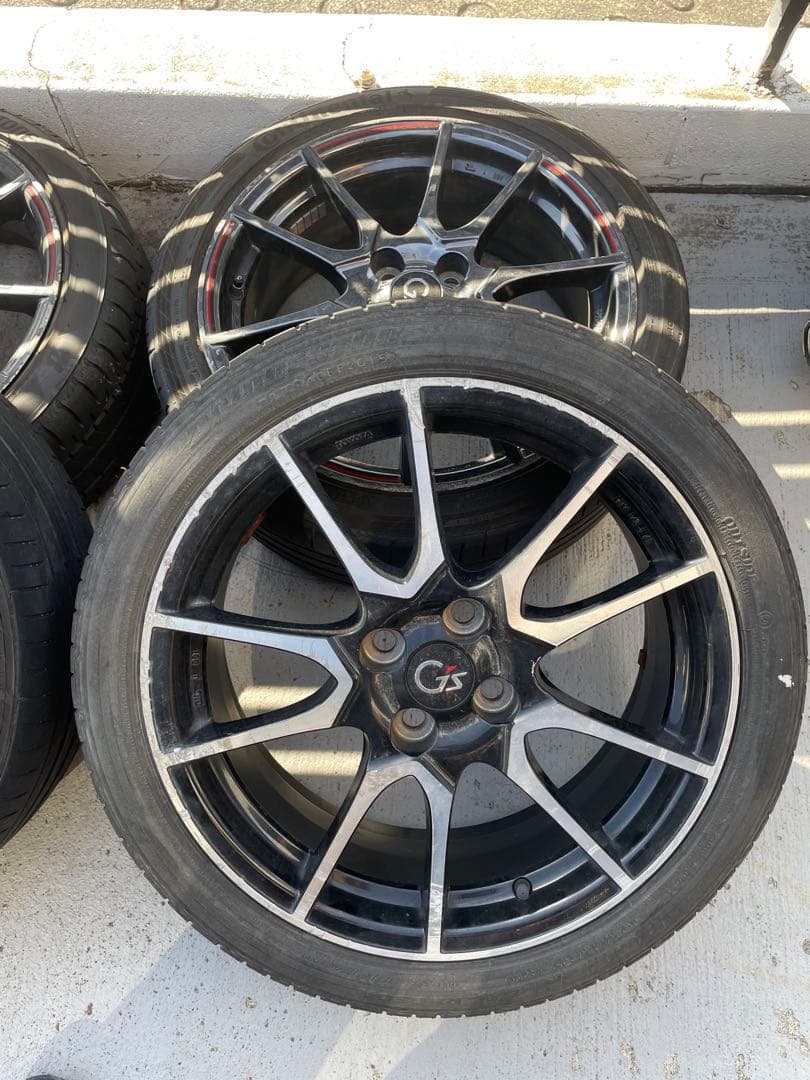 グ*ィ様 アクアGS 17インチ ホイールセット 5本スポーク