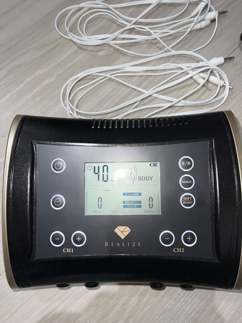 美品 スリムビューティハウス リアライズ EMS 顔用Vスティック未使用