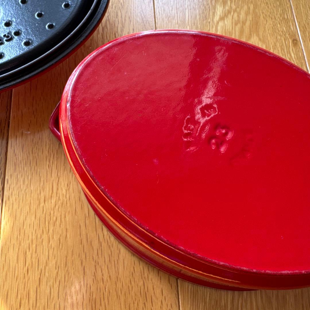 STAUB ストウブ オーバル23cmレッド