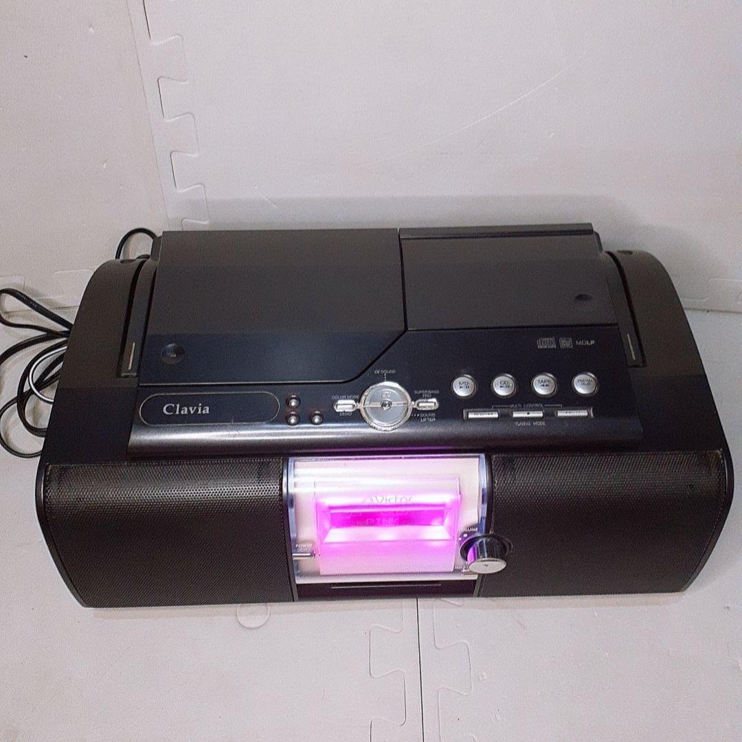 【レア】VICTOR RC-L1MD-8 ブラック CD・MD・ラジカセ