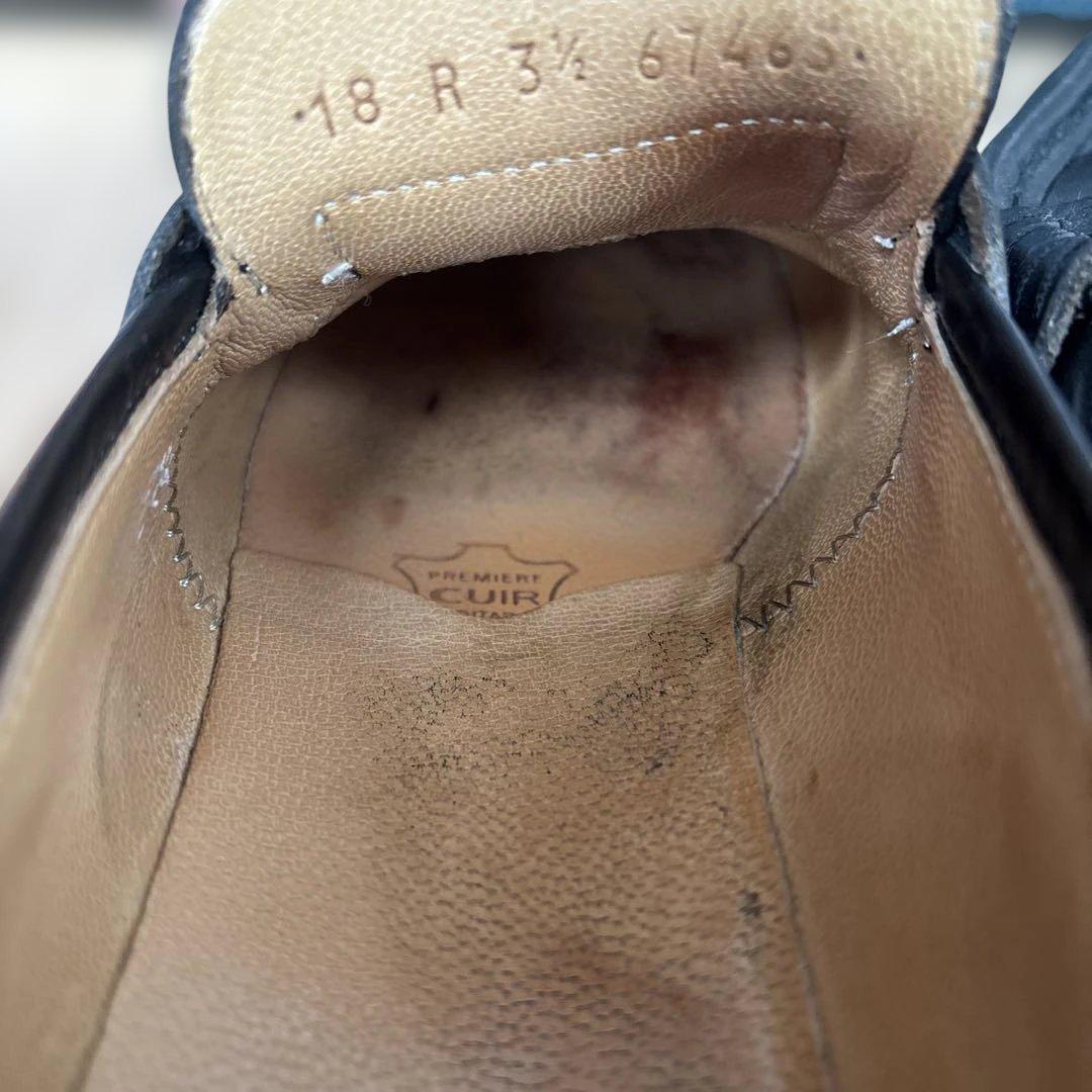 パラブーツ　オルセー　ブラック　3.5サイズ