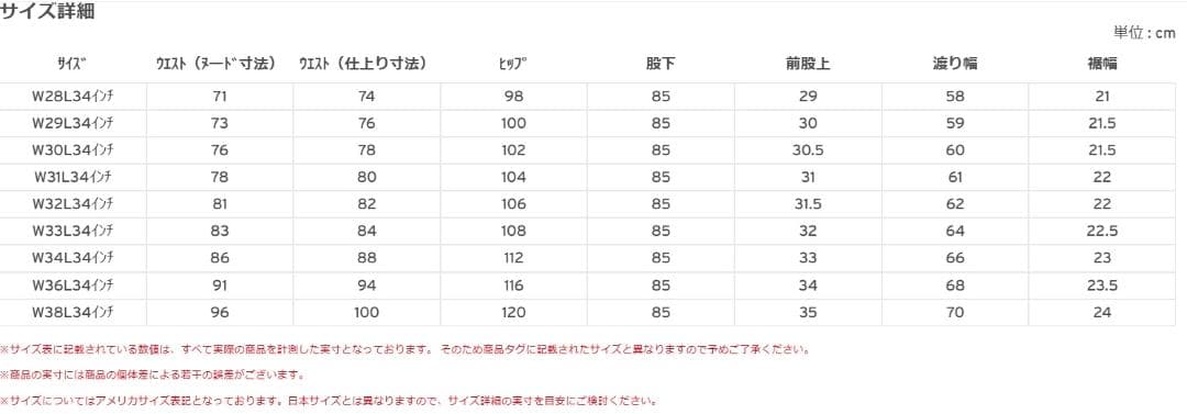 新品 リーバイス LVC 501XX 1933年モデル W32 L34 日本製