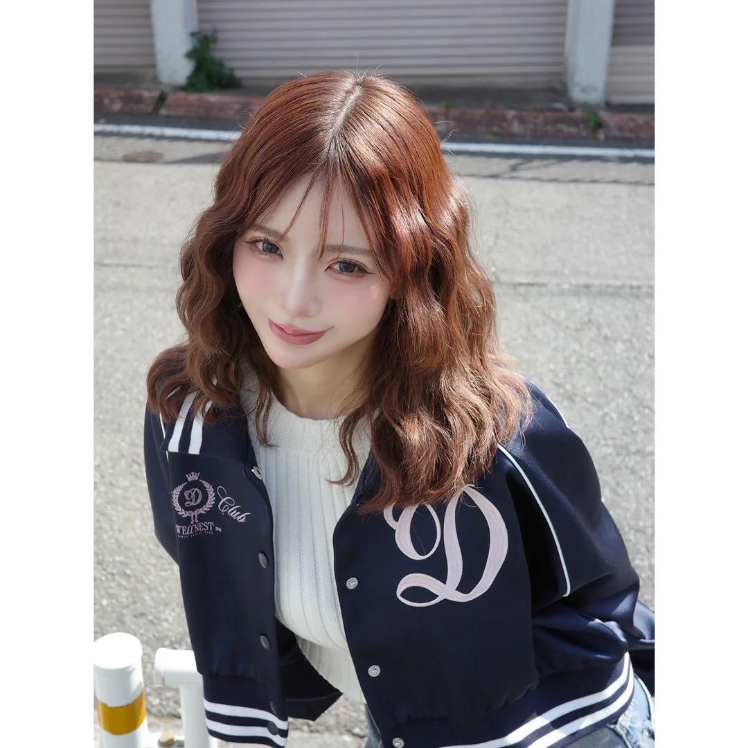 新品タグ付 ダーリッチ Darich Clubスカジャン ネイビー フリー