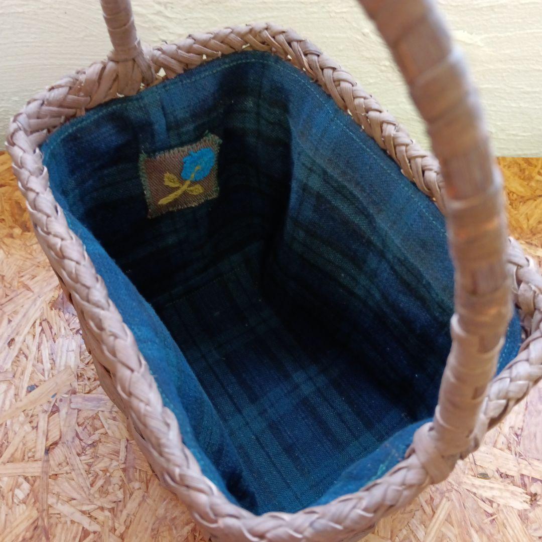 山葡萄の 小型かごバッグ