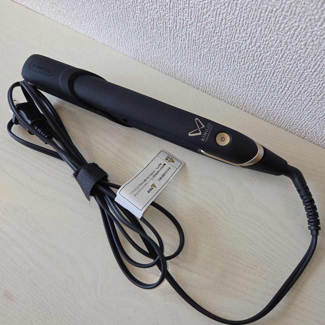 絹女 KINUJO ストレートヘアアイロン ワールドワイドモデル ブラック