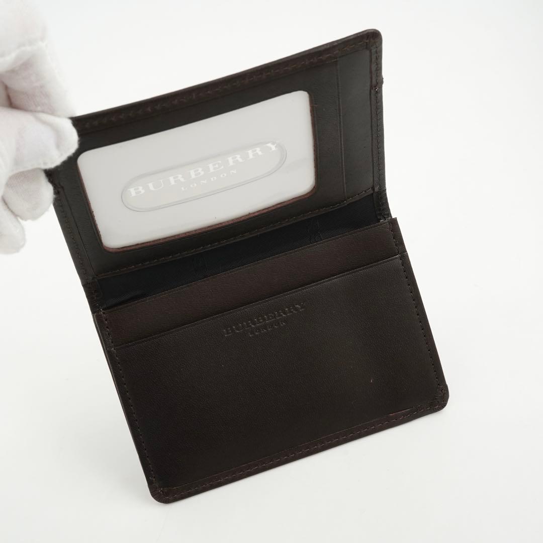 極上美品　バーバリー　カードケース　名刺入れ　ノバチェック　箱付き