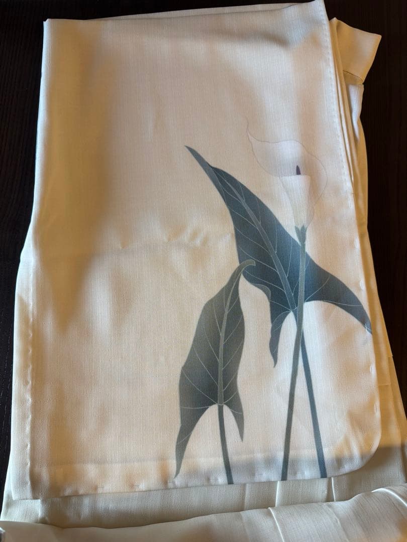 【未使用品】撫松庵 絵羽 カラー柄　単衣 夏着物 浴衣 仕立て上がり 単品