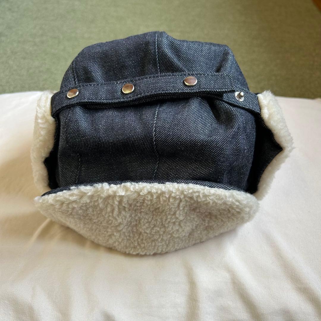 THE H.W.DOG&CO. フライトキャップ デニム製