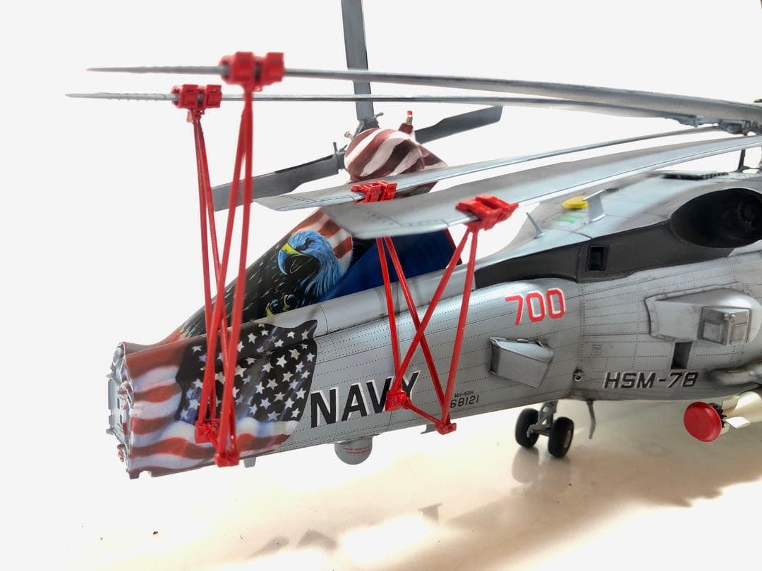 キティホークモデル1/35 MH-60R HSM-78 完成品　改造模型