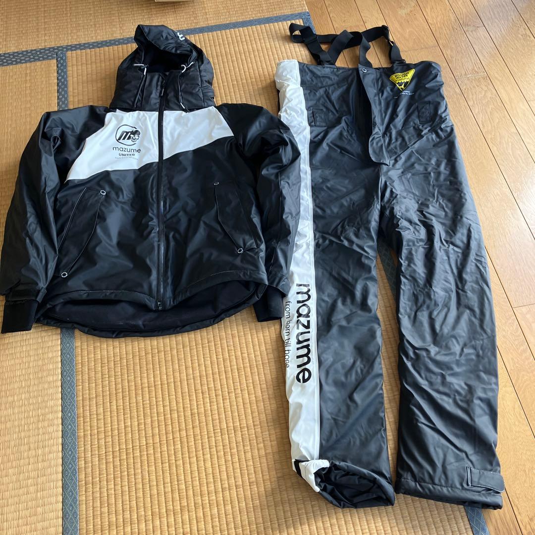 mazume フィッシングスーツ（上下セット） ブラック/グレー