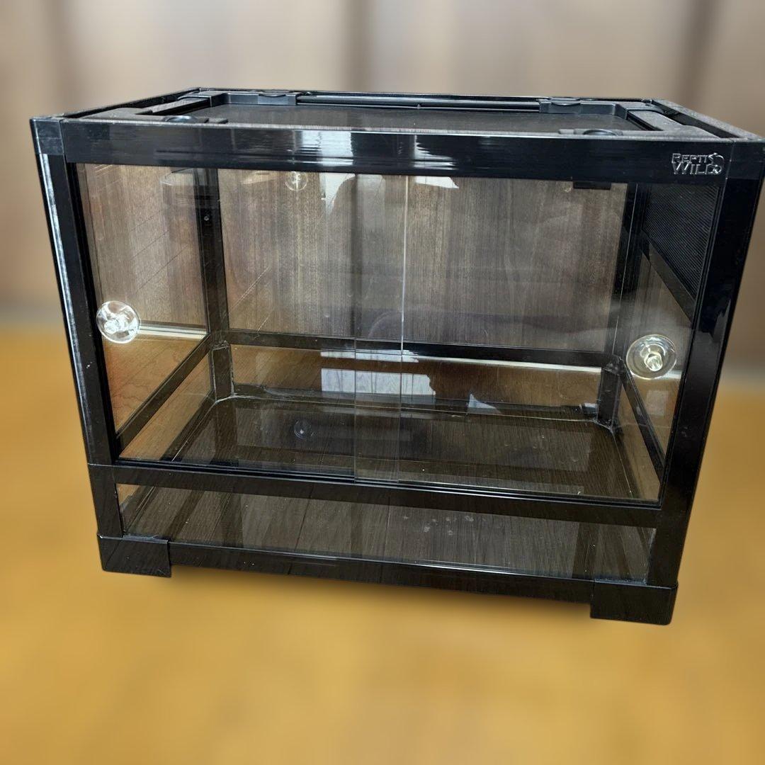 SANKO パンテオン BK4535 ガラスケース 黒　REPTI WILD