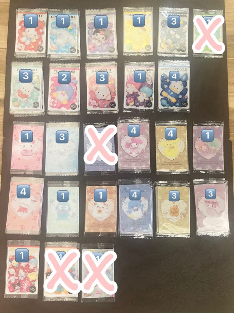 【バラ売り可 】サンリオ ウエハース11 ぷっくりバルーン フラワーティータイム