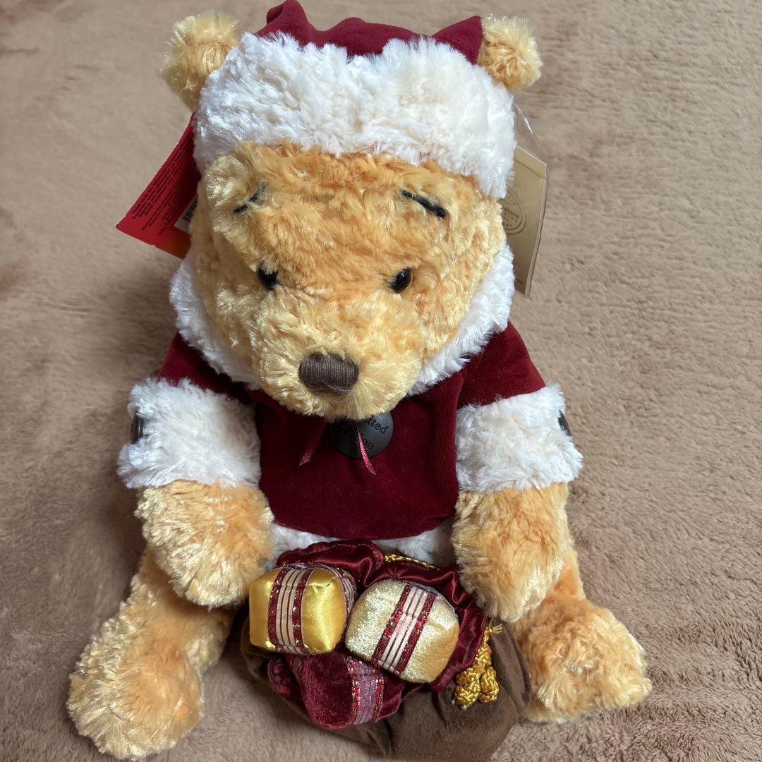 くまのプーさん ぬいぐるみ フランスディズニーストア限定(シリアルナンバー入り)