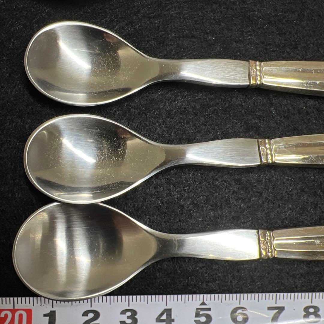 ジョージジェンセン エコーンスプーン6本　130g 東里7-1210☆2F