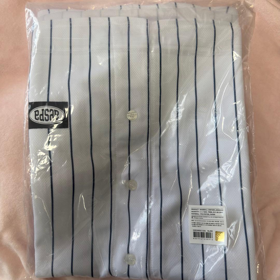 aespa baseball ユニフォーム　ニンニン　 トレカ付き