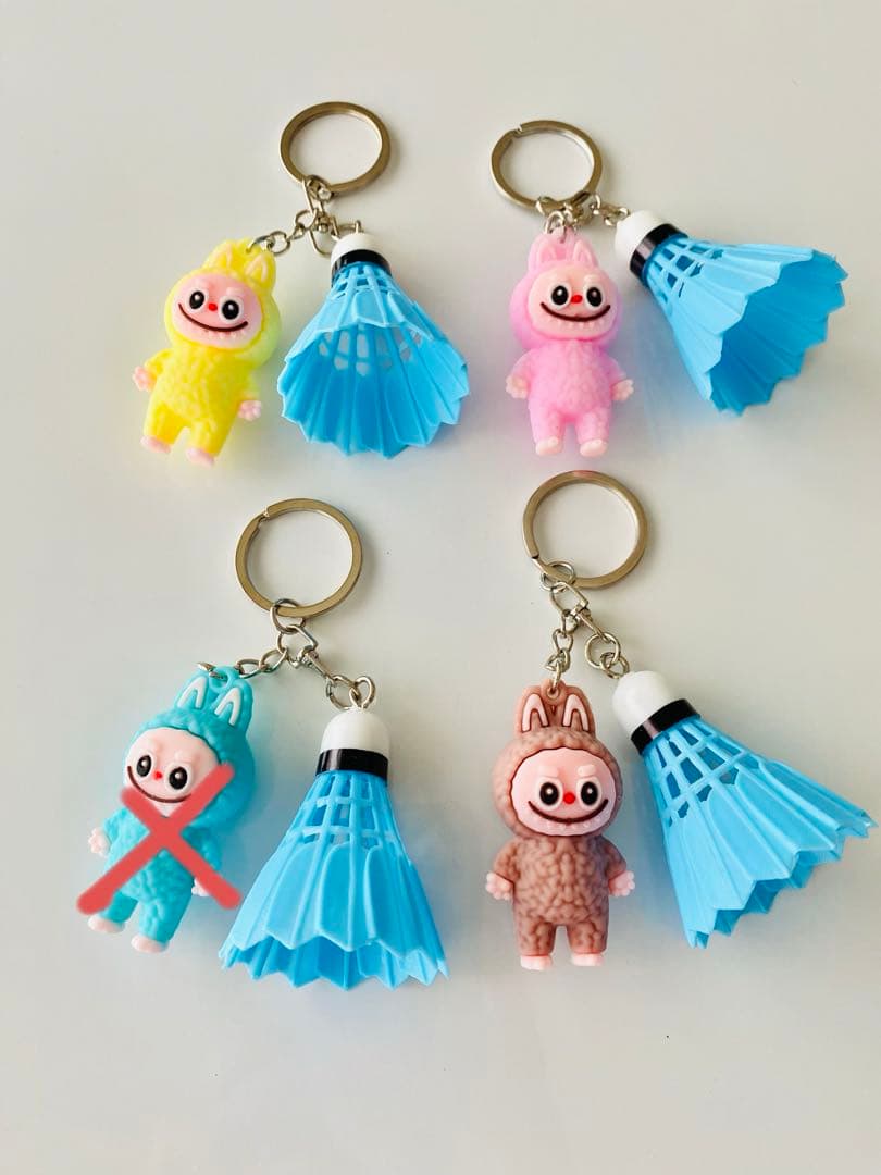 Labubuラブブキーホルダーバトミントンらぶぶおもちゃ　バッグチャーム