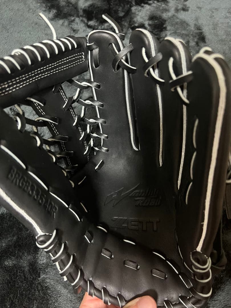 ZETT ウィニングショット 軟式グローブ 黒