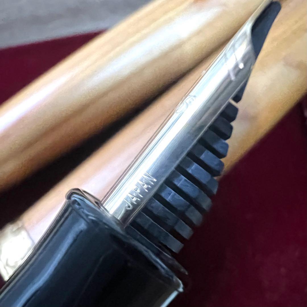 PLATINUM #3776 CENTURY 屋久杉 万年筆 専用ケース付き