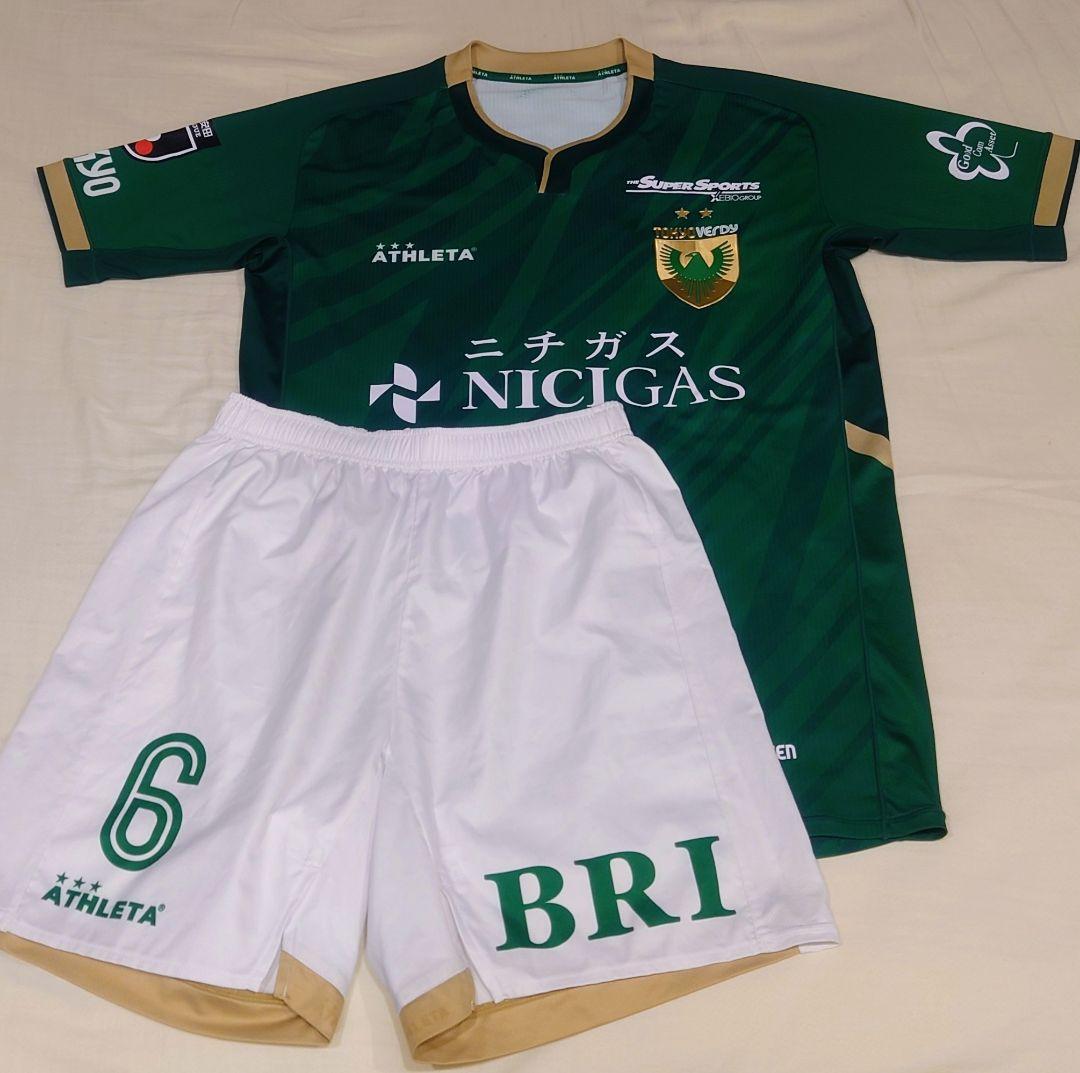 東京ヴェルディ　ユニホーム　No.6 宮原和也　実使用　支給品 上下セット