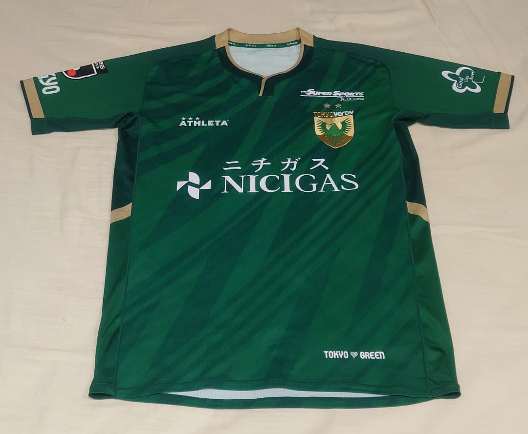 東京ヴェルディ　ユニホーム　No.6 宮原和也　実使用　支給品 上下セット